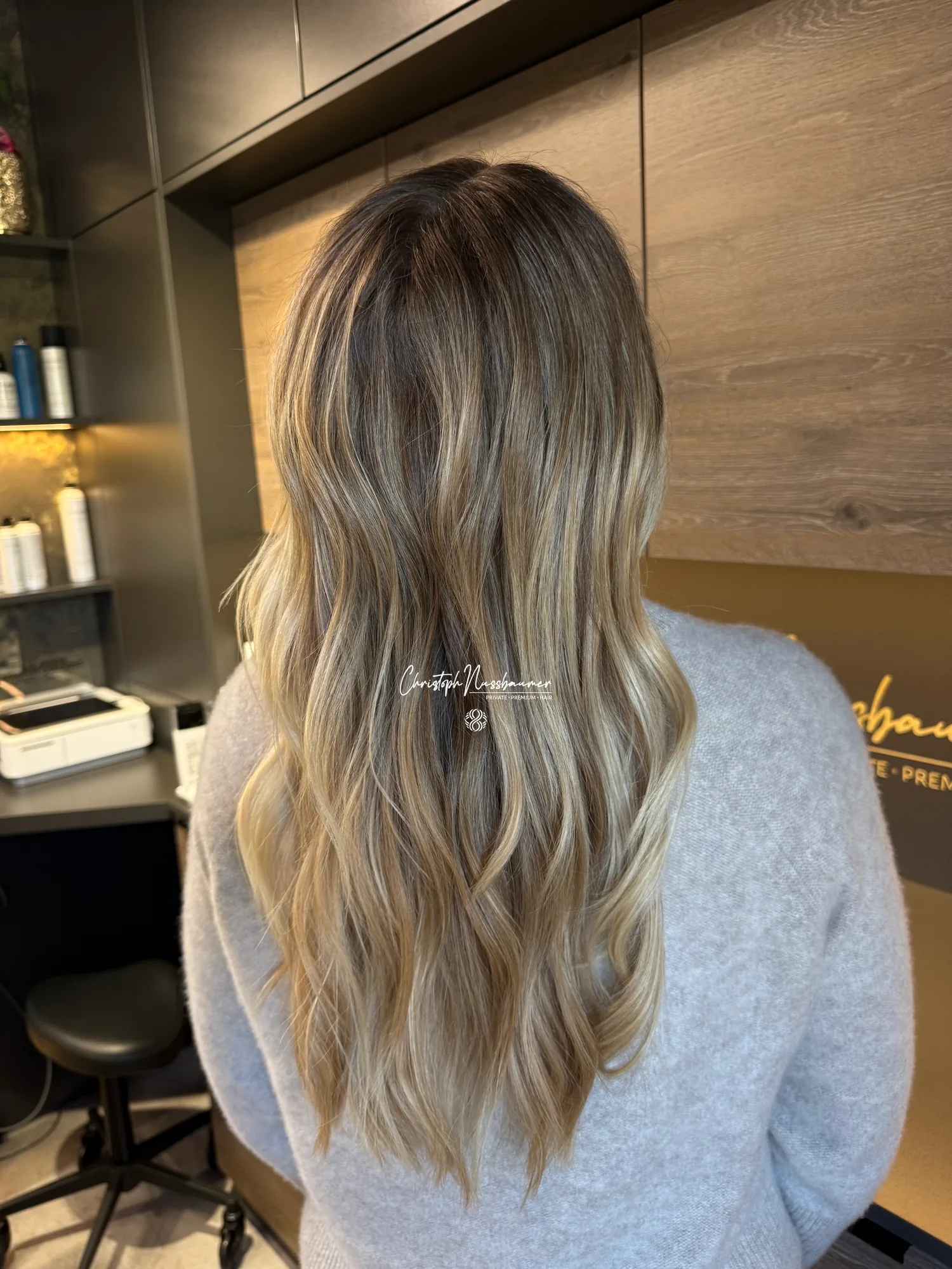 Nachher – gleichmäßiges, helles Blond
