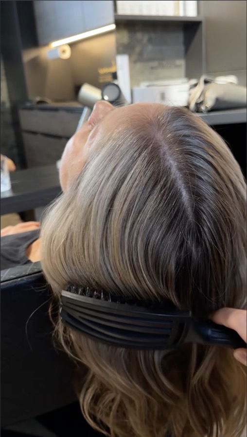 Nachher – modern eingebundenes Grau